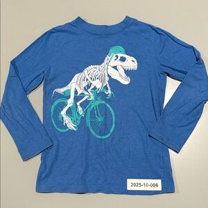 Cat & Jack Blue Dinosaur Graphic Tee